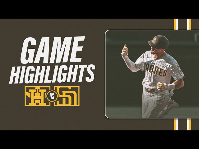 Resumen del juego Astros vs. Padres (8/8/26) | Resúmenes de la MLB