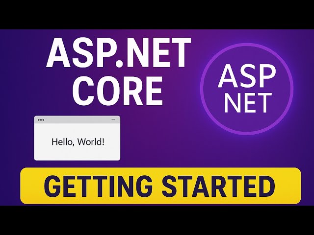 ASP.NET Core in Visual Studio 2026 | Getting Started