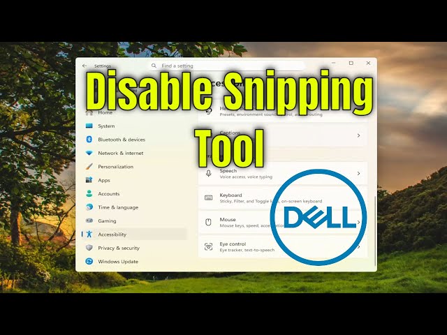 How to Disable Snipping Tool on Dell Laptop [Guide]