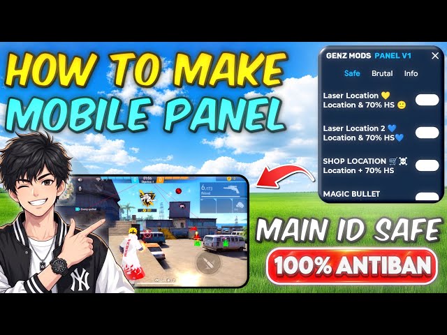 Beginner's Guide: How To Make  FF Mobile Panel | How To Make  Antiban Non Root Ff Panel: Genz Cheats
