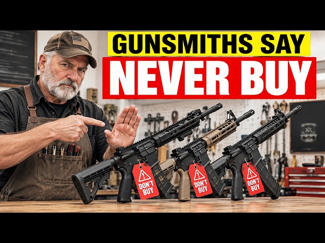 NEVER Buy AR-15s From These 7 Brands — Gunsmiths Say They’re Built to Fail
