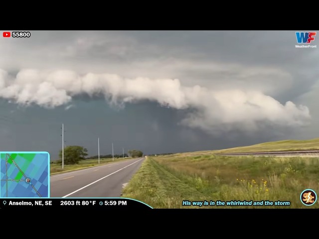 LIVE Storm Chaser - Supercell Tornado Threat - Nebraska