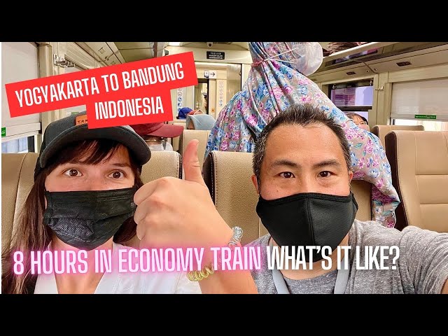 8 Hour Economy Class Train Ride From Yogyakarta to Bandung Indonesia 2022