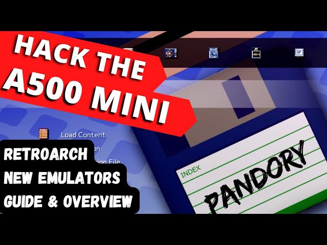 THE A500 Mini Pandory Mod Hack is AWESOME! [Guide & Overview] *RetroArch, New Emulators, Fixes*