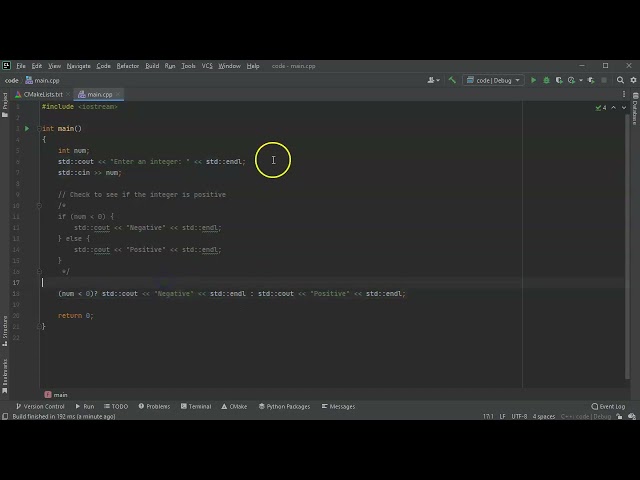 The Conditional Operator in C++