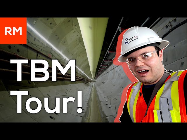 Visiting a MASSIVE Tunnel Boring Machine on the Eglinton West Extension!