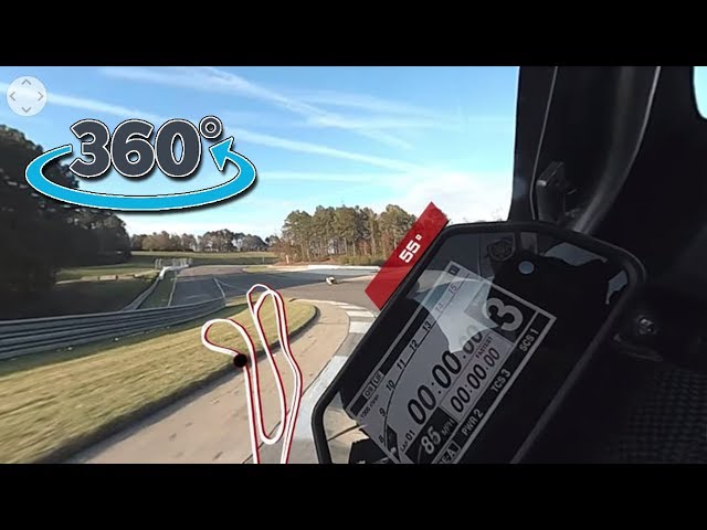 Brian Van Corners Low at Barber Motorsports Park with the Garmin VIRB 360° Action Camera