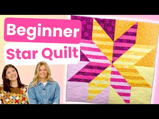 Make This Beginner Star Quilt in a Day (With FREE Pattern!) | Quilt in a Day