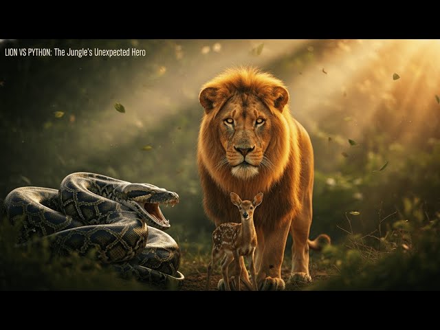 Lion vs Python: The Jungle’s Unexpected Hero