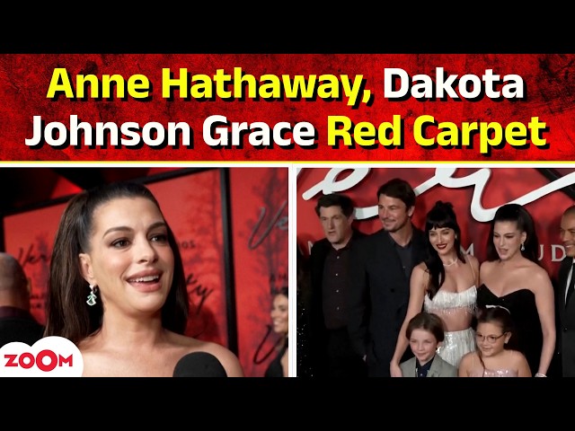Live । Anne Hathaway Flaunts Her Baby Bump; Dakota Johnson Has A Sweet Message For Taylor Swift