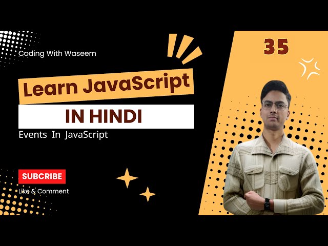 JavaScript Events Crash Course