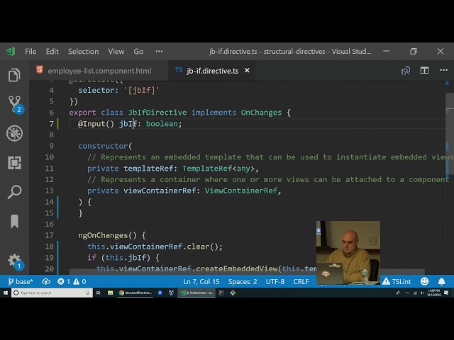 Creating Structural Directives - John Baur - Angular Lunch December 2018