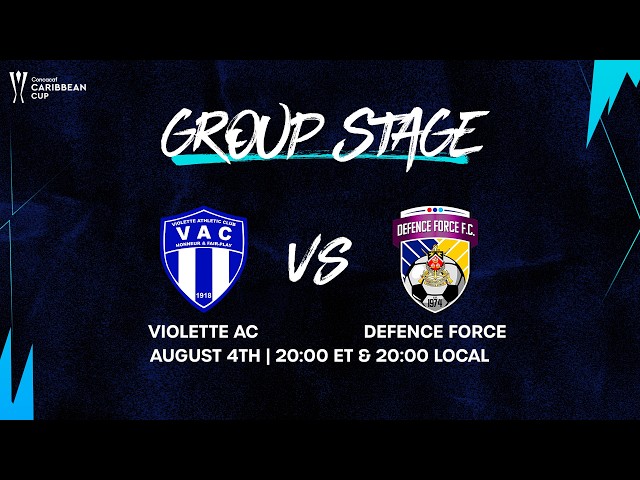 Violette AC vs Defence Force | 2026 Concacaf Caribbean Cup