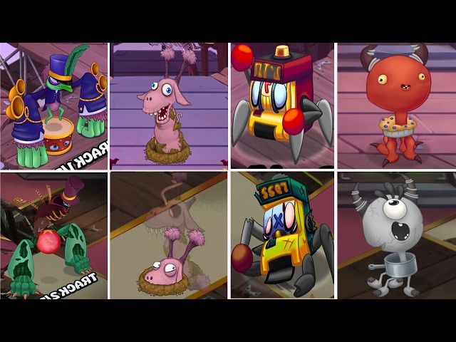 ALL Monsters Paironormal Carnival Major vs Minor Fanmade | My Singing Monsters