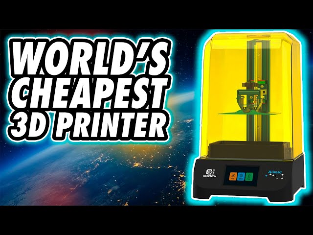 World's Cheapest Resin Printer - Geeetech Alkaid Review - Decent Quality 3D Printer only $99