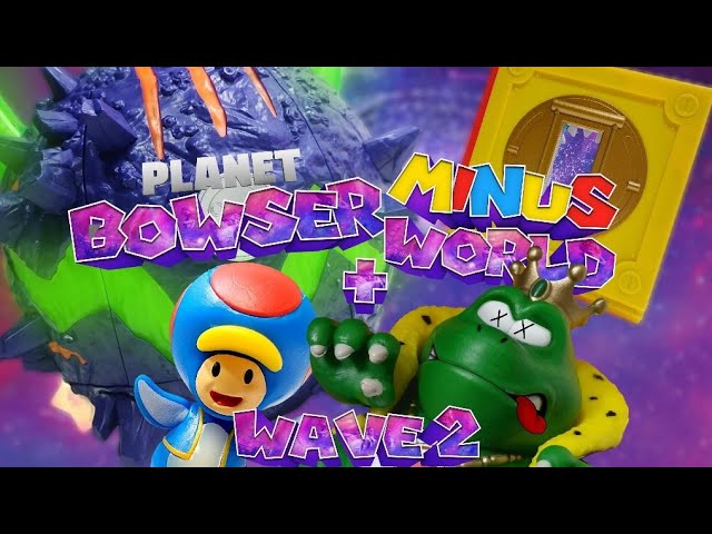 Planet Bowser and Minus Word Stop Motion Unboxing! | The Super Mario Galaxy Movie 