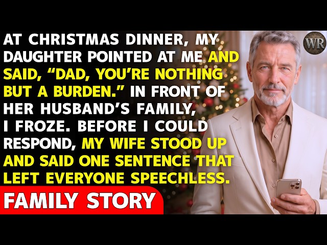 My Daughter Called Me A Burden In Front Of Her In-Laws, Then My Wife Said One Thing That Shocked Me!