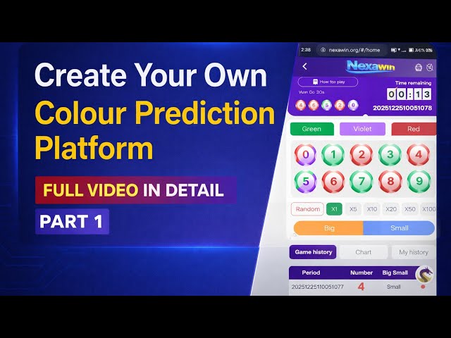 Colour Prediction Platform Development from Scratch | Full Guide | Part 1