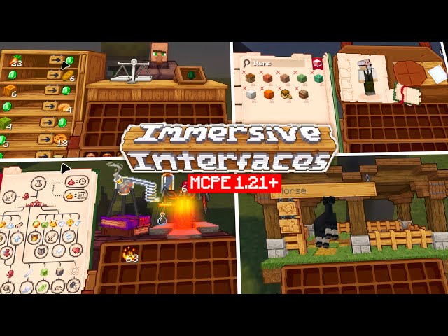 MIRIP JAVA❗Review Immersive Interface untuk MCPE 1.21+