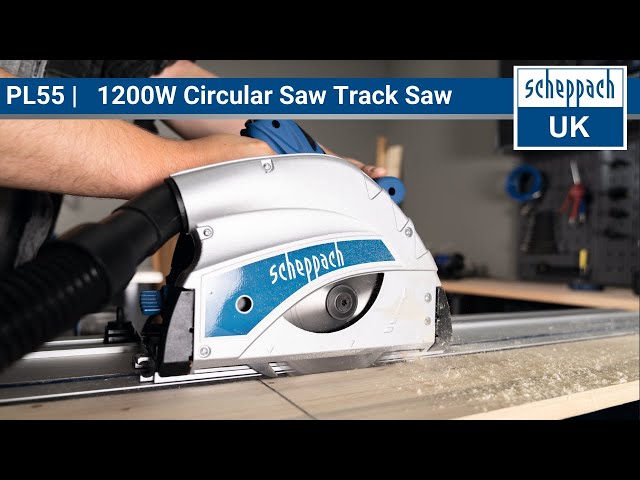 The Scheppach PL55 Track Saw - 1700W Circular Saw With 2 Included Tracks!