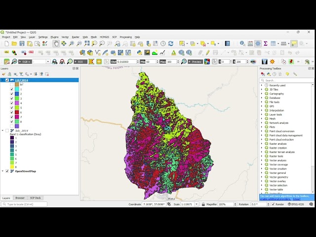 Part 7: How to convert raster data to vector data in QGIS
