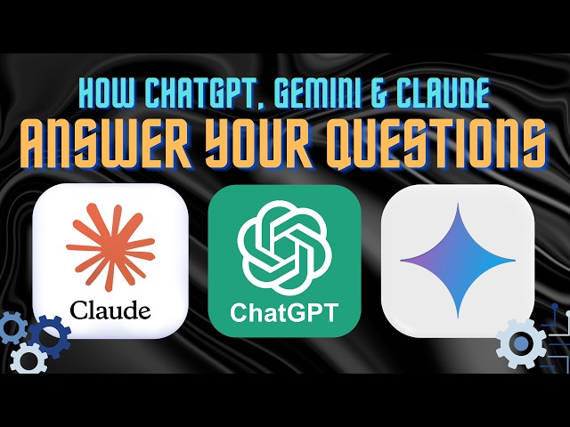 How ChatGPT, Gemini & Claude Answer Your Questions in Seconds | AI Explained in Simple Terms