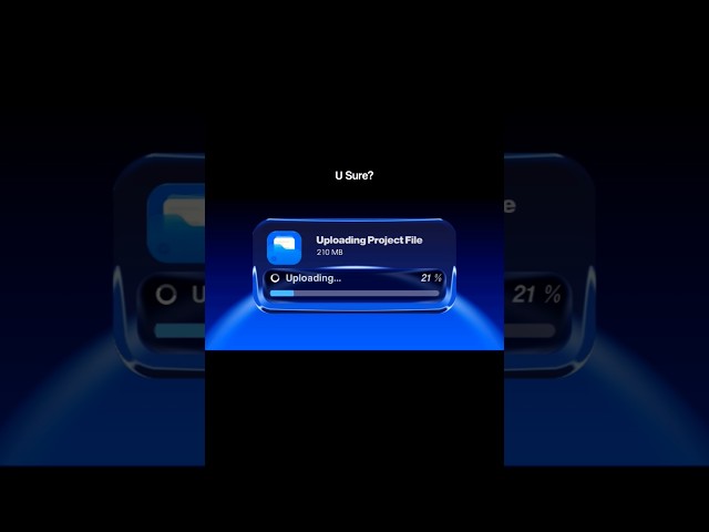 Apple Style Glass UI Animation In Node Video #uianimation #nodevideo #glassmorphism #aftereffects