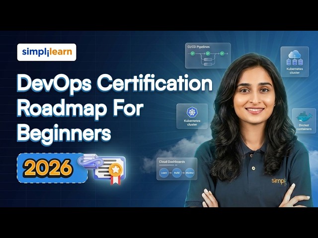 DevOps Certification Roadmap For Beginners 2026 | How To Become A DevOps Engineer | Simplilearn