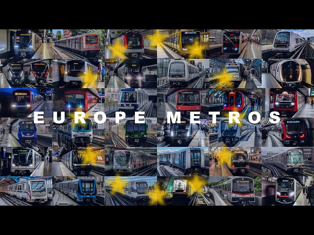 🇪🇺 All the Metros in Europe (2025) [4K]