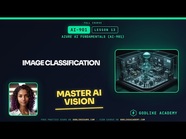 AI-901 Azure AI Fundamentals · Lesson 13: Image Classification Demystified