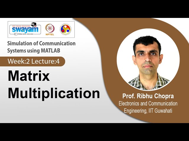 Lec 10: Matrix Multiplication