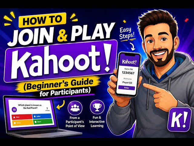 How to Join & Play Kahoot! (Beginner’s Guide for Participants)