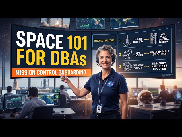 Rocket Science Is Database Architecture: Space 101 for DBAs (Intro Masterclass)