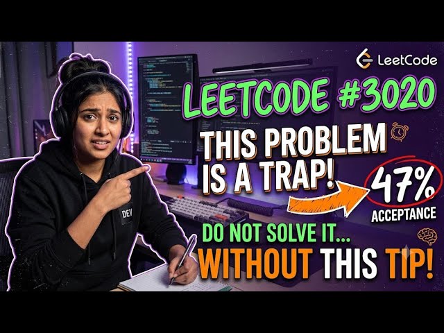 This Isn’t Just A HashMap Problem 😳 | LeetCode 3020 Java