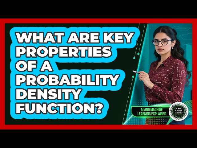 What Are Key Properties of a Probability Density Function?