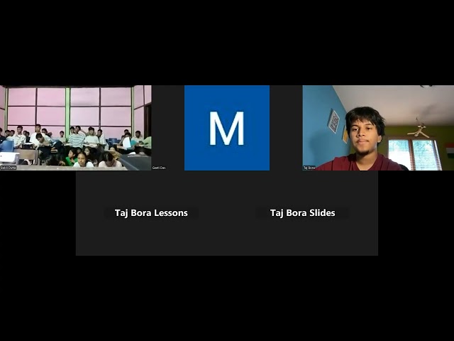 Coding Session# 1 (Intro to Coding) VIDYA -The Living School | Tutor Taj Bora