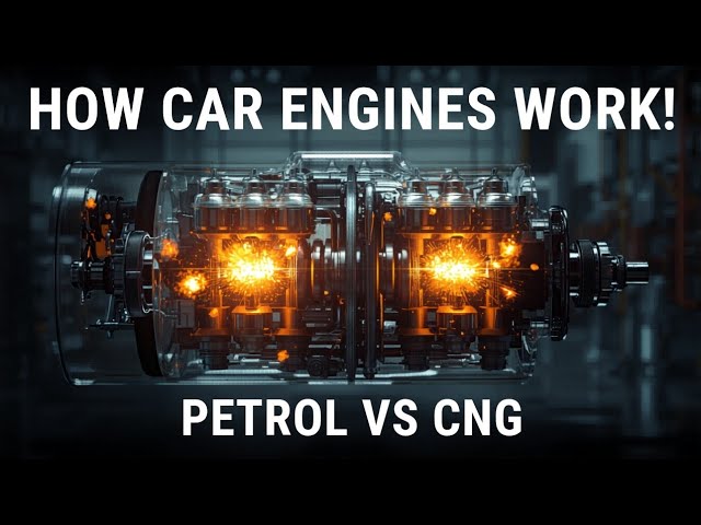 How Car Engines Really Work | Petrol vs CNG Engine Explained 🚗