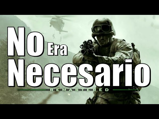 Modern Warfare Remastered es Hermoso y una falta de Respeto