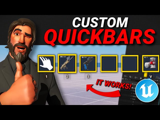 CUSTOM QUICKBARS in Fortnite Creative/UEFN! (Full Tutorial)
