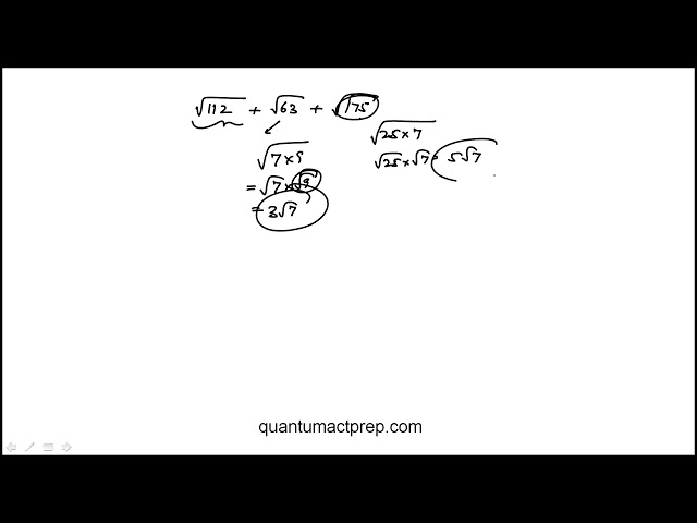 Question 17 ACT Practice Test 2 25MC5 Mathematics