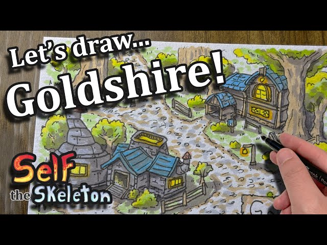 Tiny Map of Goldshire from World of Warcraft!