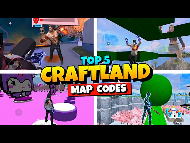 Top 5 Craftland Map Code In Free Fire | Best Craftland Map Code | Guide gamer #freefire #craftland