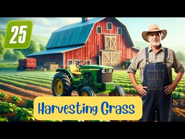 From Field to Feed: Mastering Grass Harvesting in Farming Simulator 22 #farmingsimulator22 #fs25