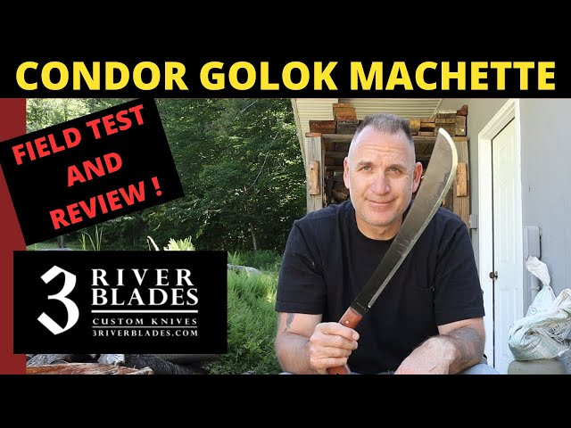 Condor Golok Machete Field Test and Review