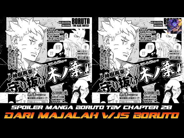 LATEST SPOILERS FOR BORUTO TBV MANGA CHAPTER 28 FROM WEEKLY SHONEN JUMP BORUTO MAGAZINE