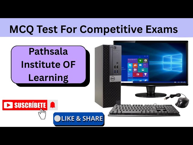 "Top Computer MCQ Questions for Competitive Exams | Practice Test" @PathshalaInstituteofLearning