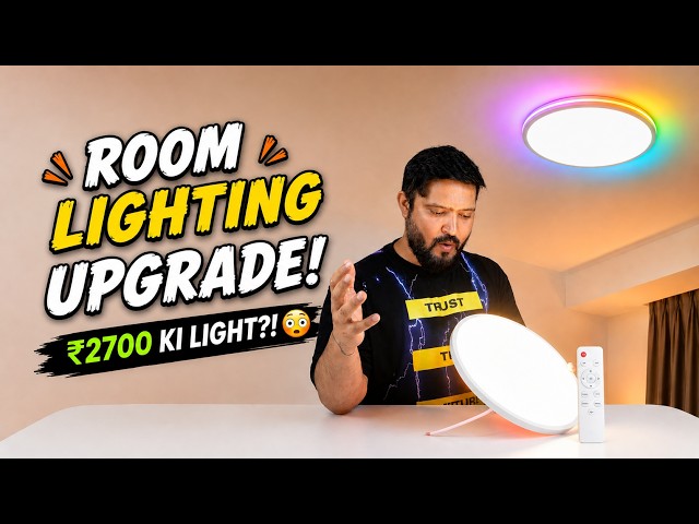 Is This the Ultimate Room Lighting Upgrade? 💡ELEPHANTBOAT® 24W LED Ceiling Light with Remote