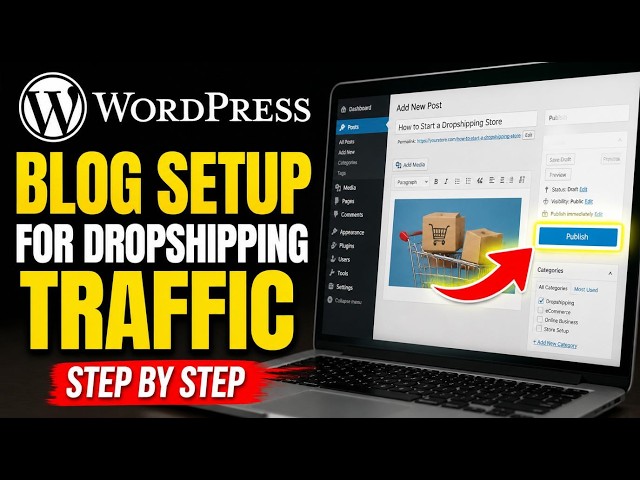 How to setup blog strategy with WordPress for dropshipping traffic - Step By Step