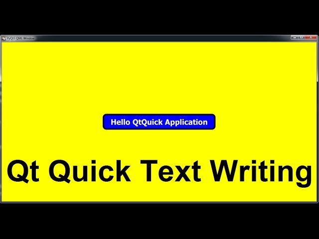 PyQt5 QtQuick Drawing Text In Window