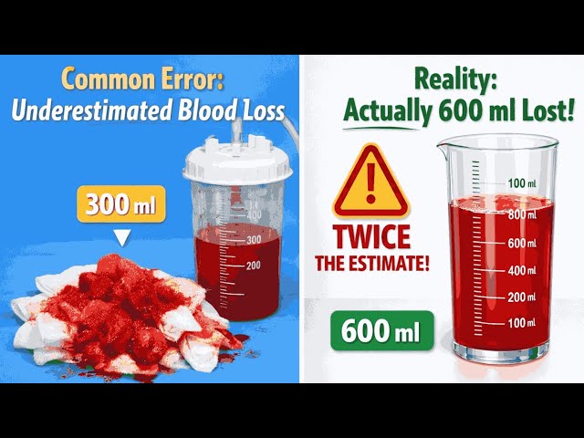 Blood Loss Estimation Simplified | You’re Underestimating Blood Loss! 🚨